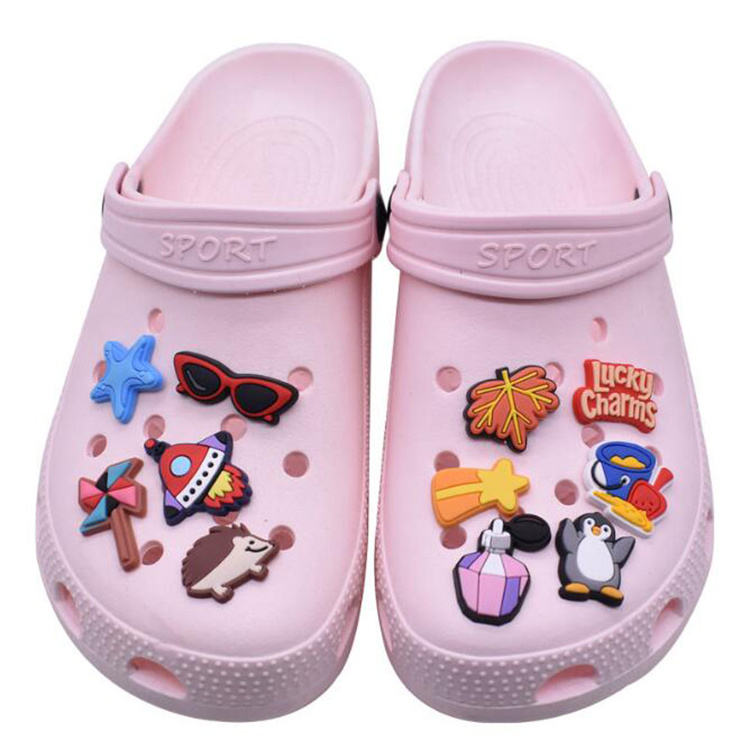 Custom Cartoon character shoe charms anime custom shoes charms decoration For Bubble Slides Sandals Decorations Accessories