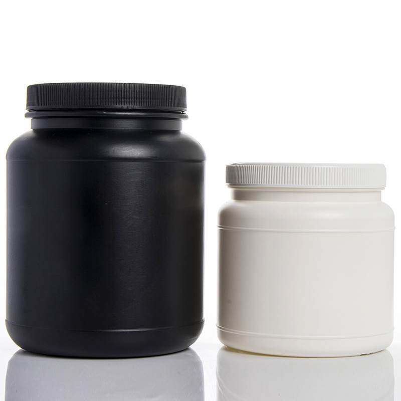 1100ml HDPE plastic protein powder container, wholesale white black protein powder bottle 1500ml