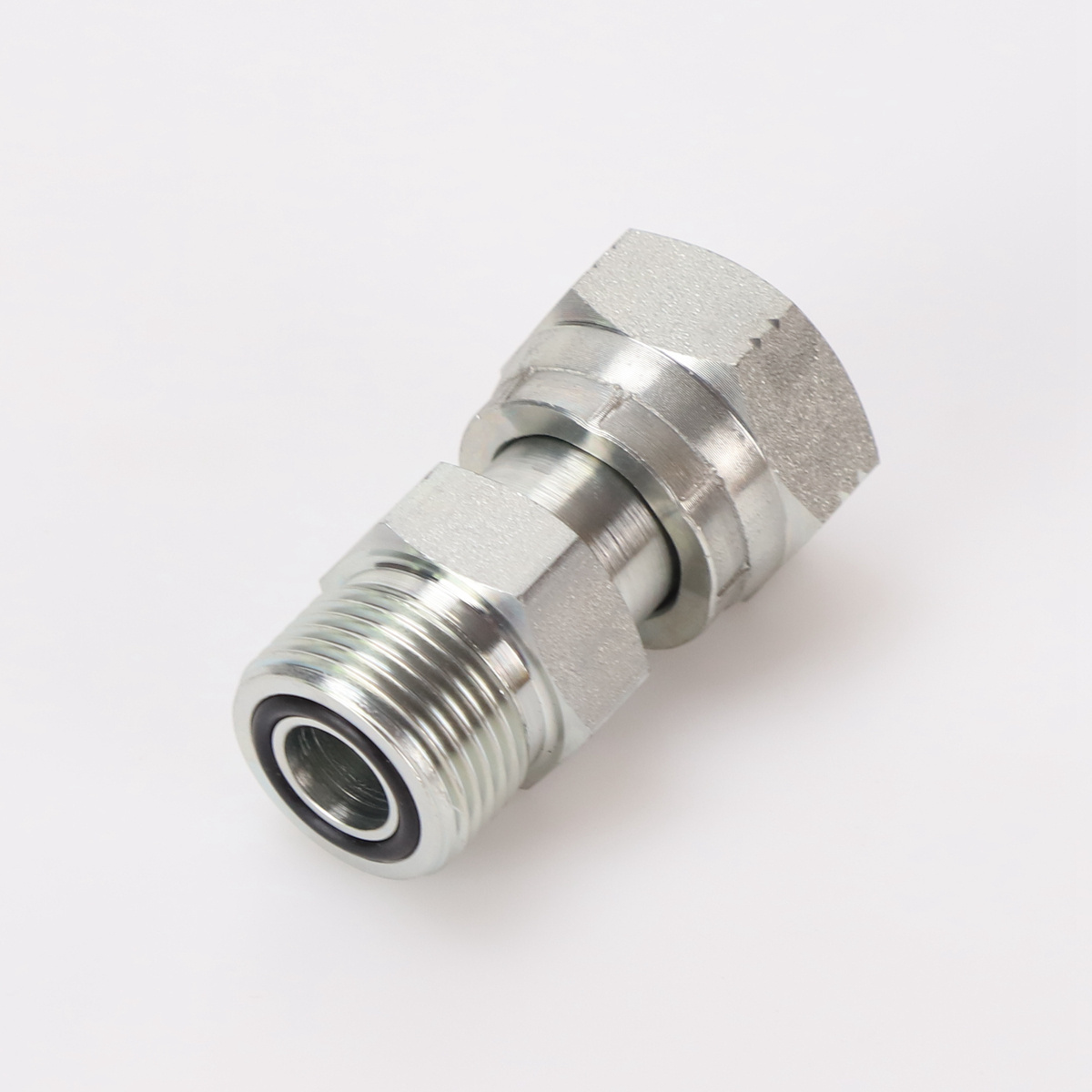 Zhuji Feike Professional factory OEM ODM Swivel Nut Hydraulic Tube Fittings customized zinc galvanized Hydraulic Adaptor