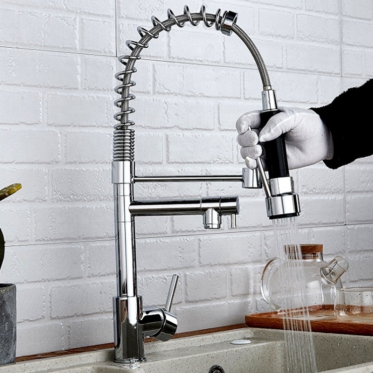 Flexible 3 way kitchen sink faucets pull down kitchen faucet