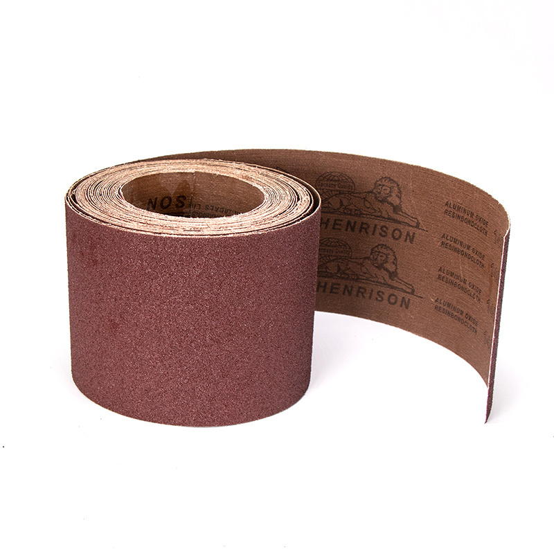 Henrison Brand GXK51 Aluminum Oxide X-weight Abrasive Cloth Roll For Polishing Metal