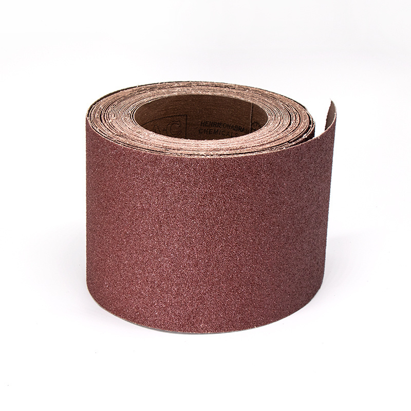 Henrison Brand GXK51 Aluminum Oxide X-weight Abrasive Cloth Roll For Polishing Metal