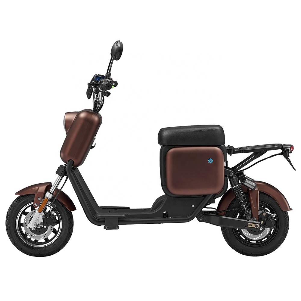 Hot selling luqi adults 1000w 2 wheels electric scooter moped with pedals