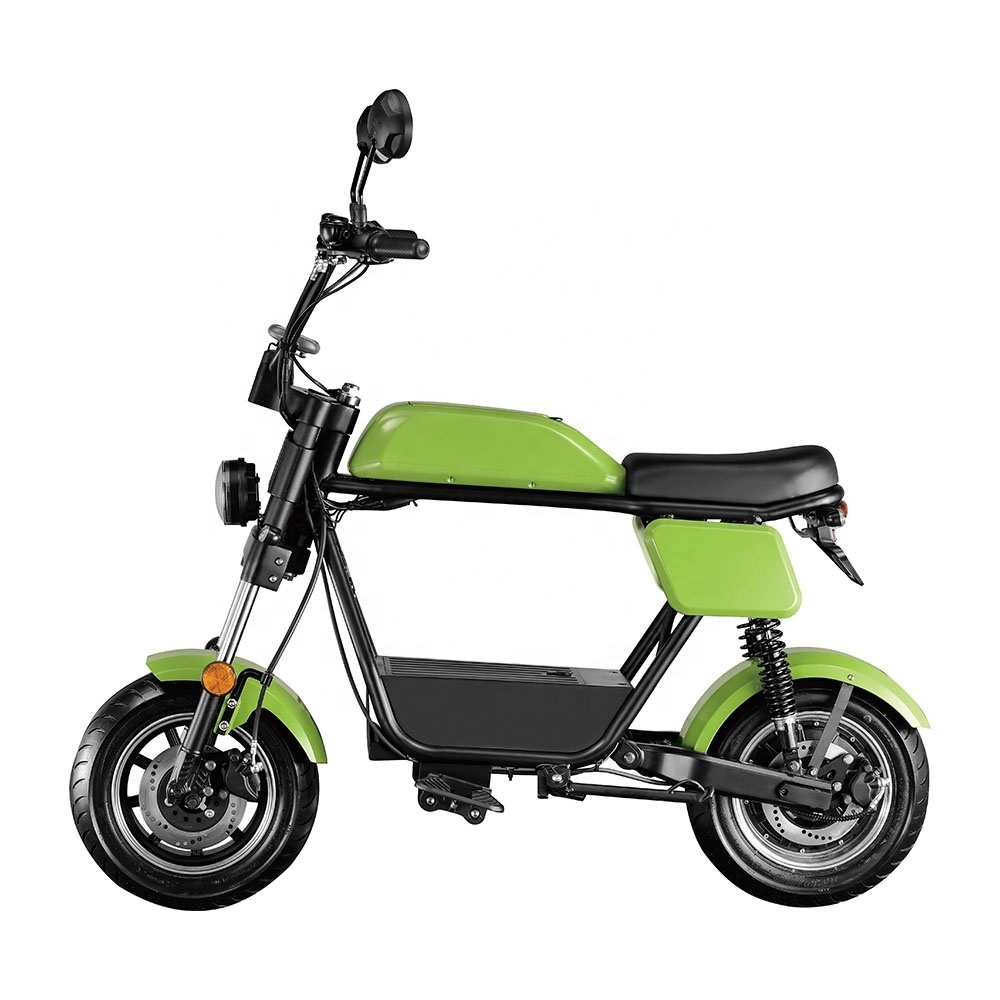 New arrival battery powered street legal 1000w 45km/h moped style electric bike scooter