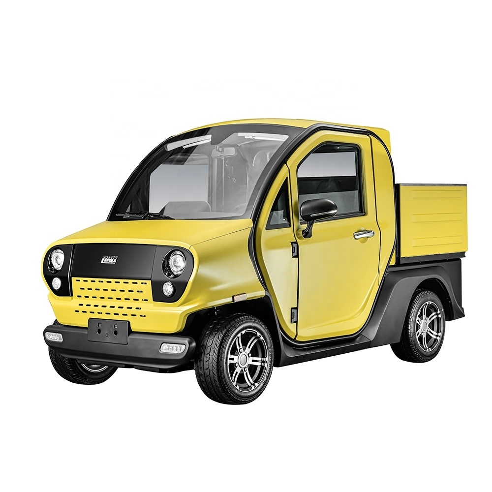 High quality eec coc certified 2 seater small electric pickup truck ev car