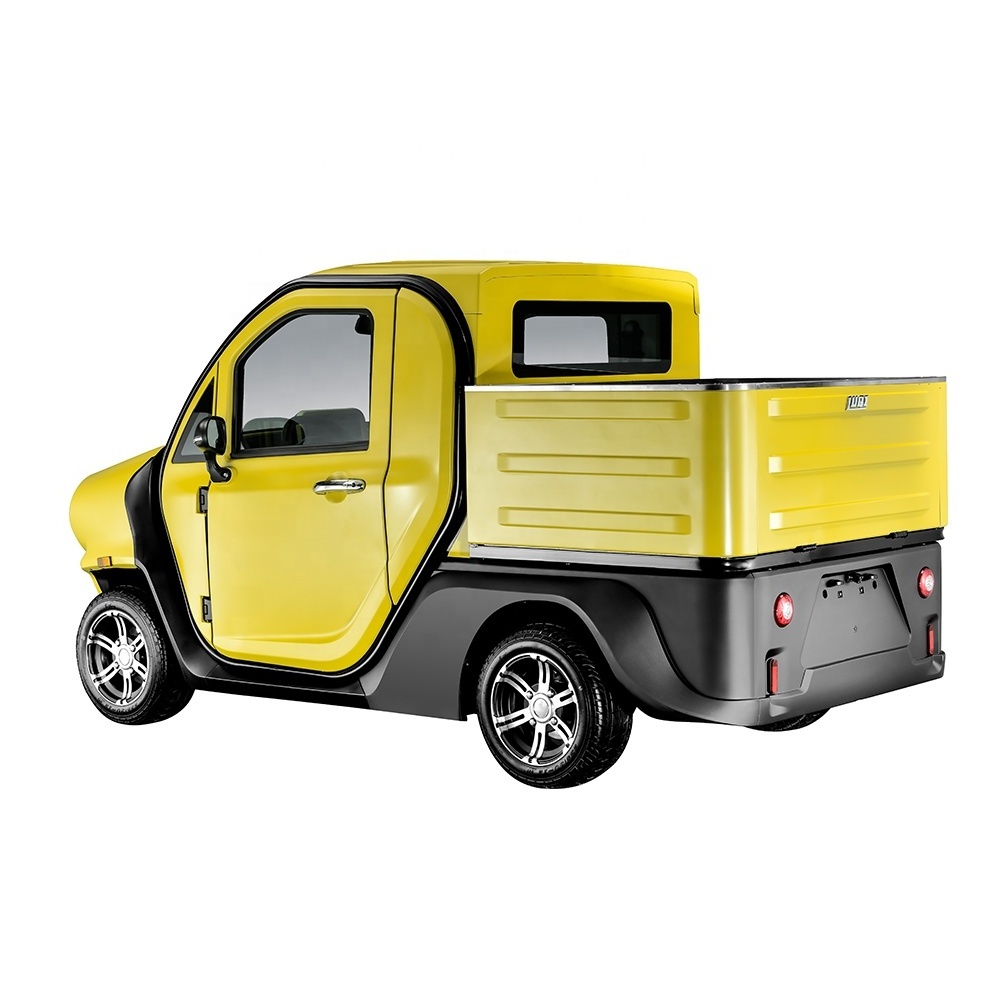 High quality eec coc certified 2 seater small electric pickup truck ev car