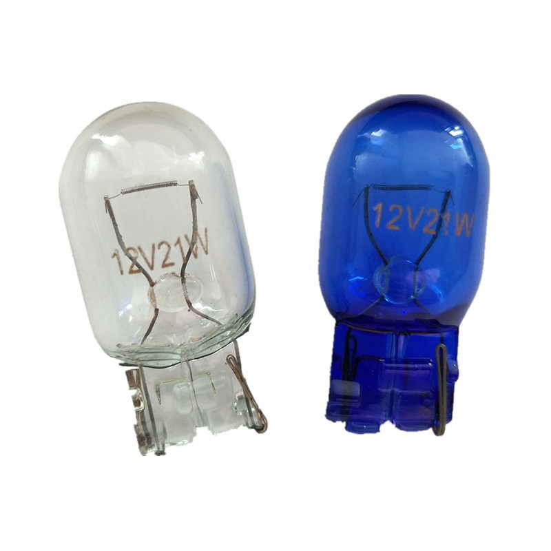 Auto lamp small light bulbs 12V 21/5W 21W natural blue 12v 5w T10 T20 halogen bulb replacement