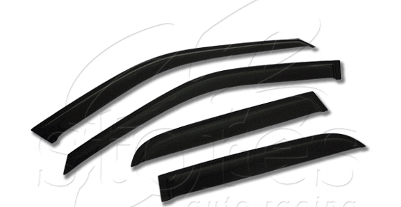 car accessories 4 doors car window visor chrome matte black accessories  for car  windows visor