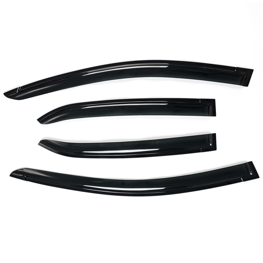 window vent visor window visor auto window deflectors sun/rain guards  for Silverado Crew Cab 14-18 In-Channel