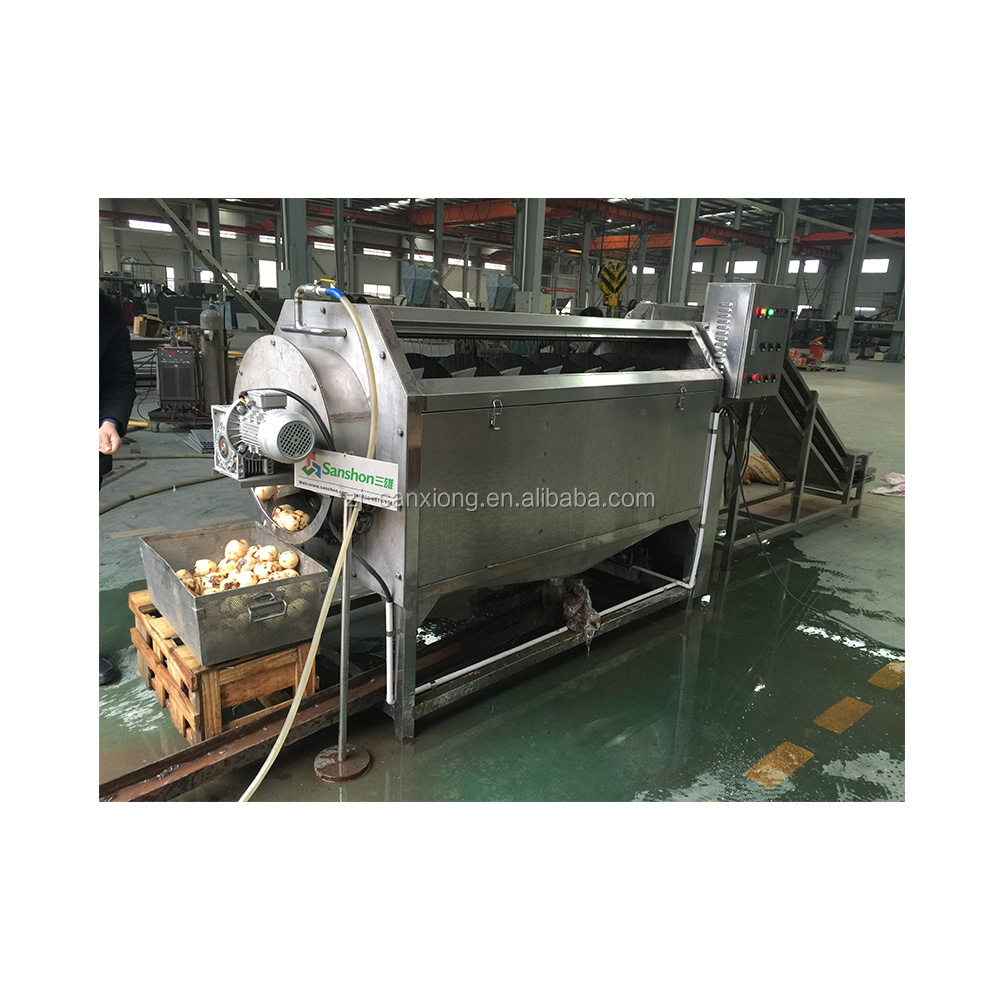 Sanshon Cleaning Machine- Potato Carrot Ginger Washing Machine Vegetable Washing Machine Industrial Washer Industrial Usage TXJ