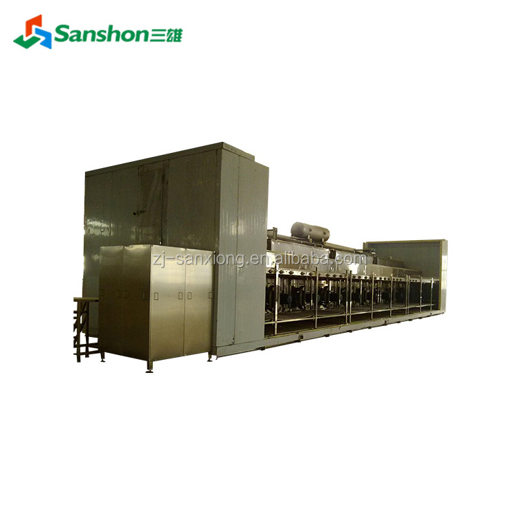 Sanshon Food Industrial IQF Freezer Fluidized Bed Quick Freezing Machine for cherry apple arbutus