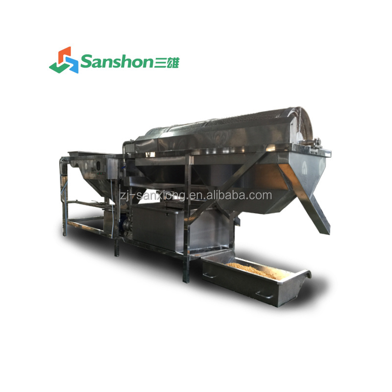 Sanshon Industrial Use Stainless steel Food Washing Machine for Fresh Sweet Corn Grain and green peas beans