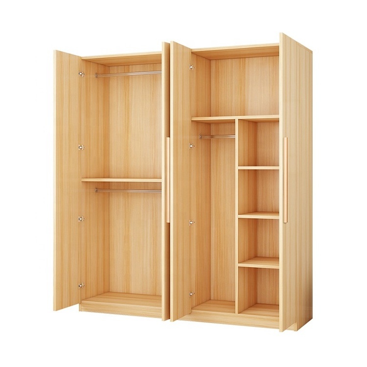 Wooden wardrobe cabinet clothes closet drawer bedroom armoire organizer big closet