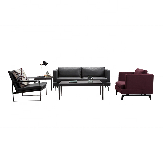 Modern style design simple couch leather sofa set living room furniture home double sofas