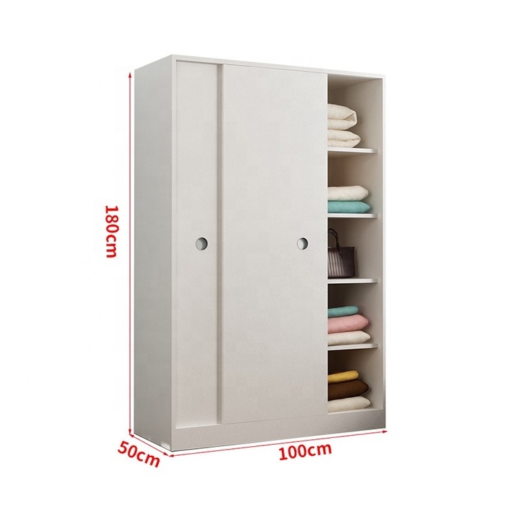 Factory price wall wardrobe bedroom furniture design multi-use wardrobe clothes organizer cabinet