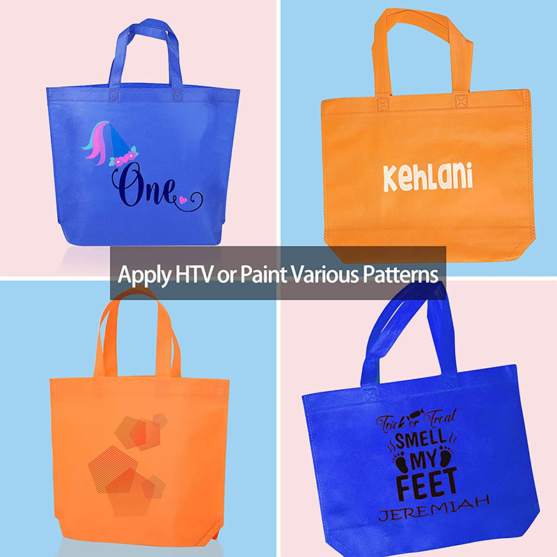 Wholesale Reusable Eco-Friendly Grocery Large Capacity Blank NonWoven Tote Bag With Custom Logo