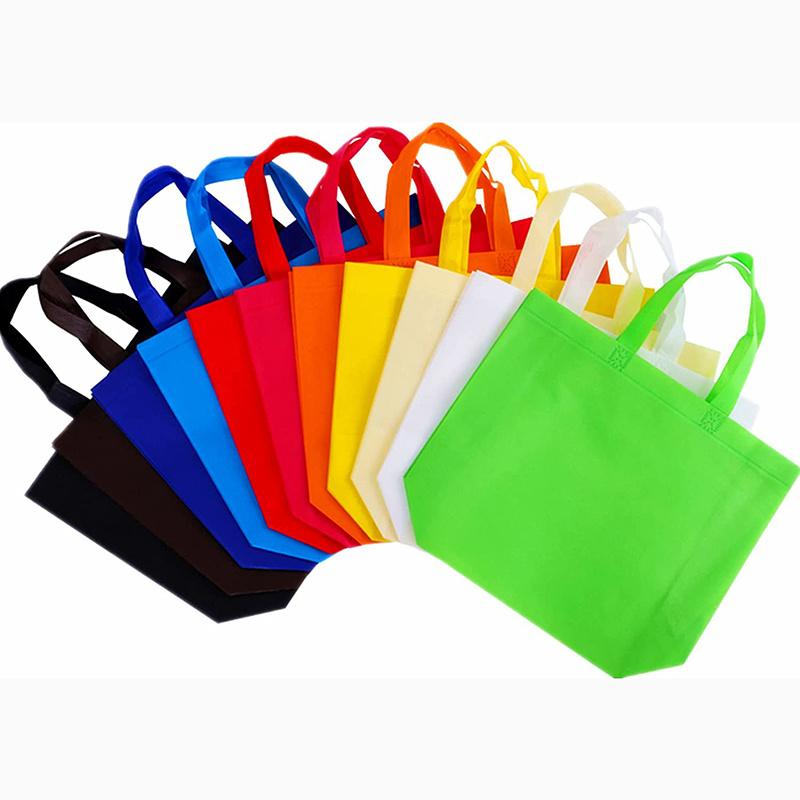 Wholesale Reusable Eco-Friendly Grocery Large Capacity Blank NonWoven Tote Bag With Custom Logo