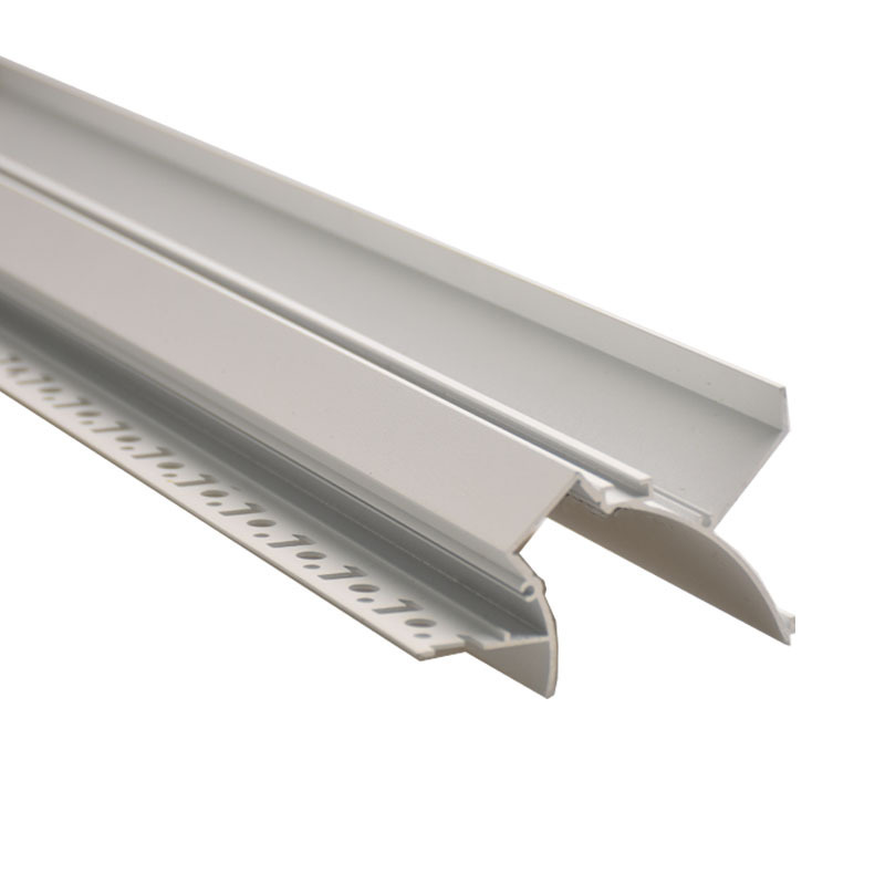 OEM Custom LED Aluminum Profile Plaster-in Recessed Cove Light Drywall Ceiling Aluminum LED Profile For Plasterboard