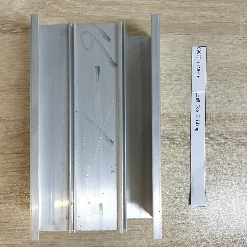 aluminum alloy profiles wardrobe doors glass top rail for sliding doors