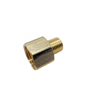 Brass Pipe adaptor (FIP X MIP) NPT Threaded Brass Pipe Fittings Hose adaptor for plumbing and heating systems