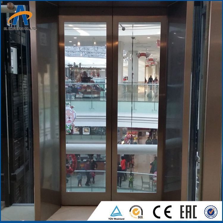 SL CE tested glass facade panoramic lift