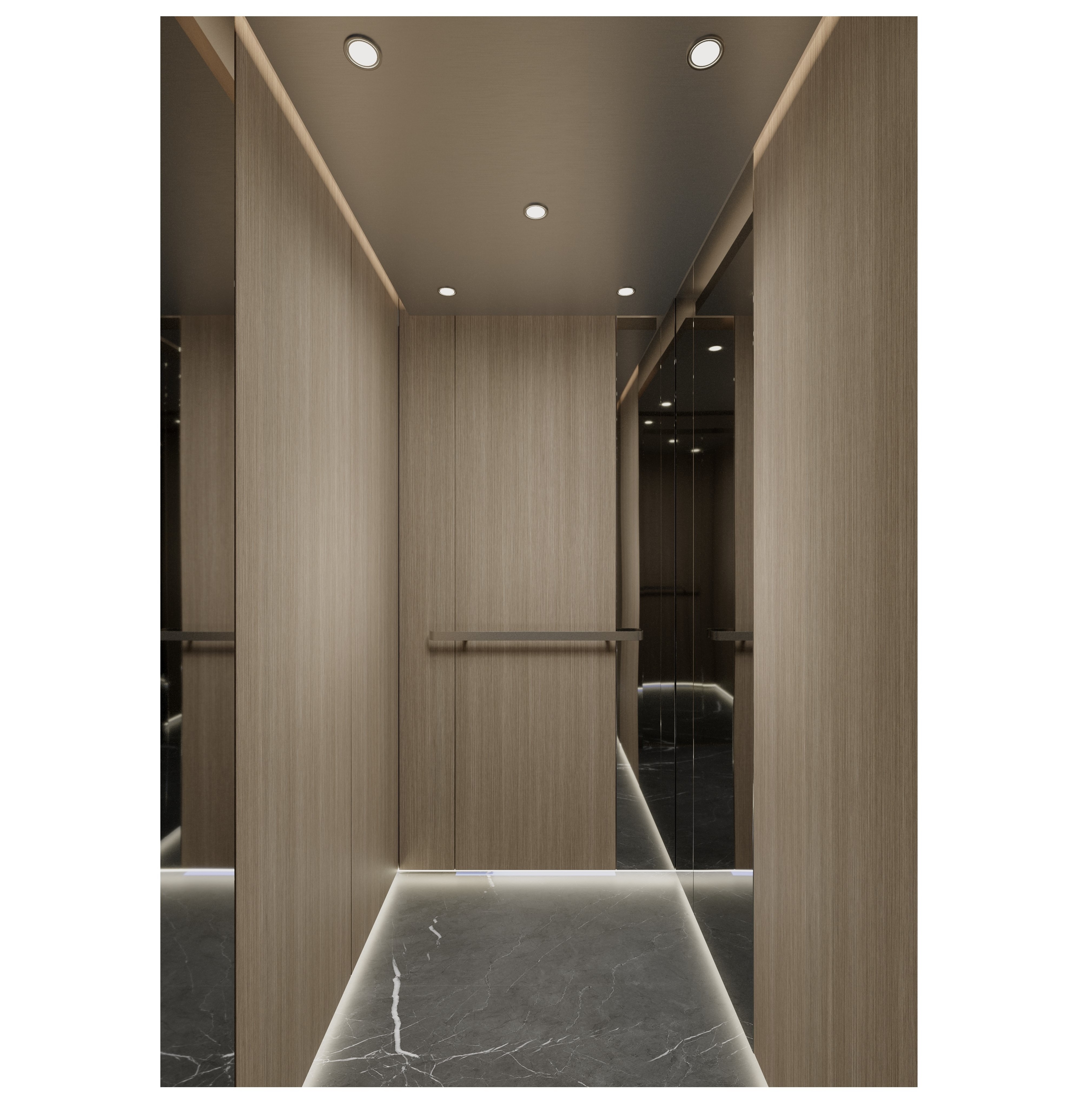 luxury decoration cabin office Customized differentiated passenger elevator for 6 person