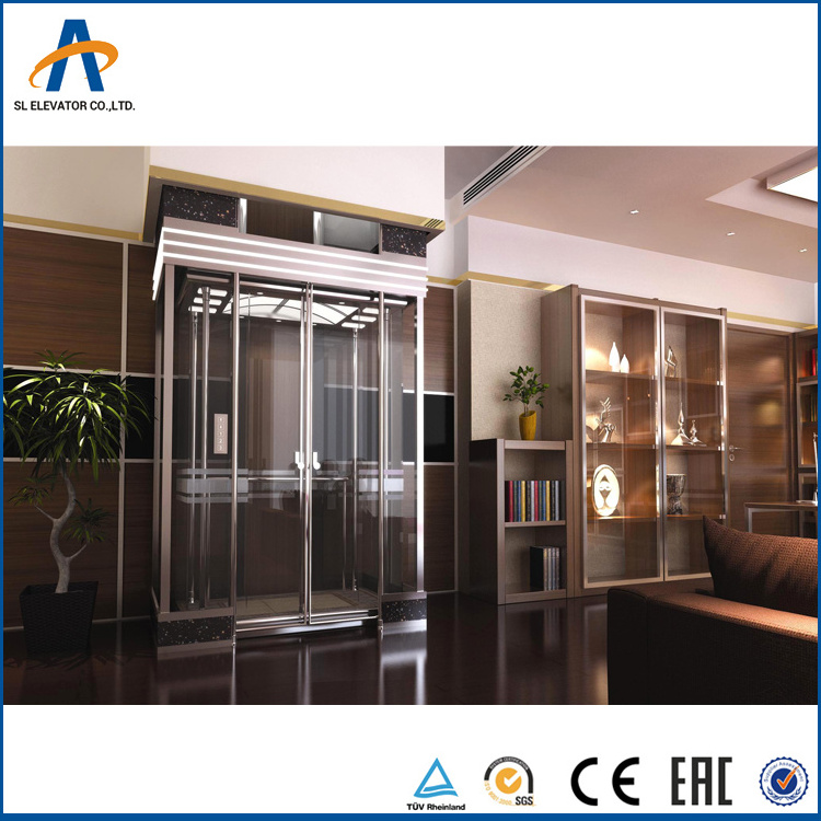 Cozy home elevator lift small  villa lift all glass  lift house for sale