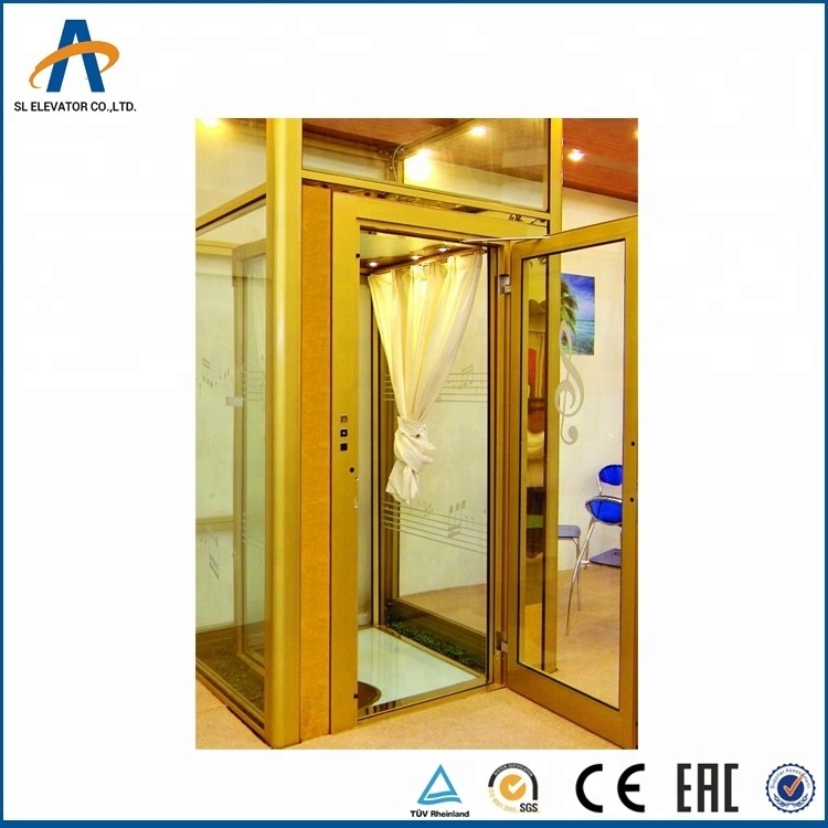 Machine Roomless Villa Home Small Elevator For 2 Person ascensores de casa