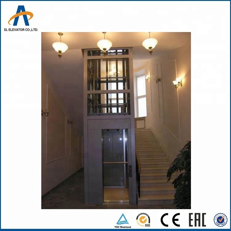 Machine Roomless Villa Home Small Elevator For 2 Person ascensores de casa