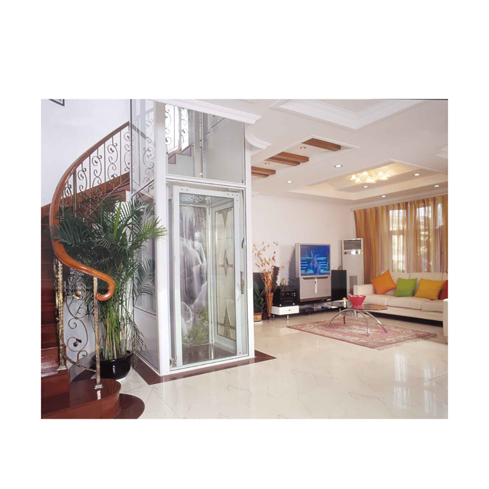 Cozy home elevator lift small  villa lift all glass  lift house for sale