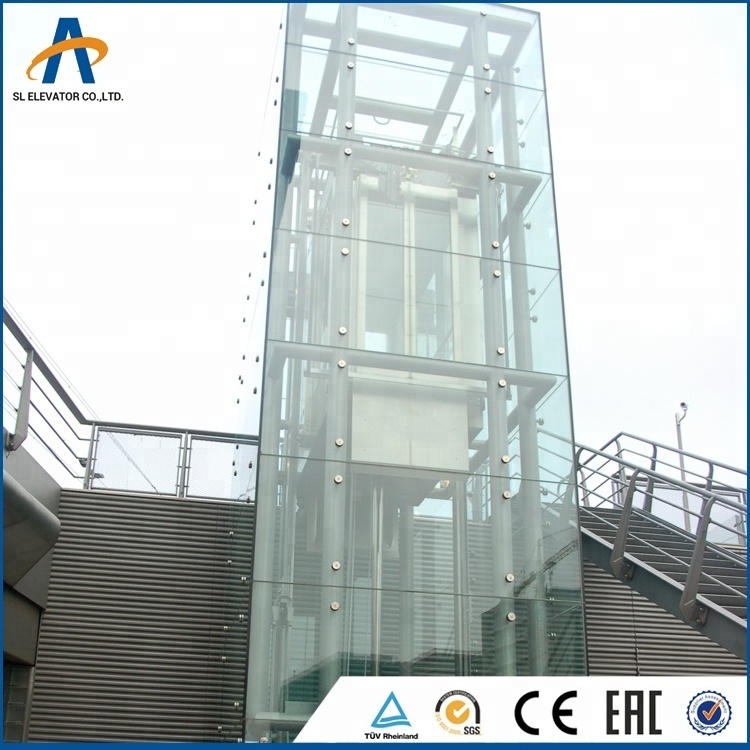 High quality glass outdoor  price Panoramic elevator