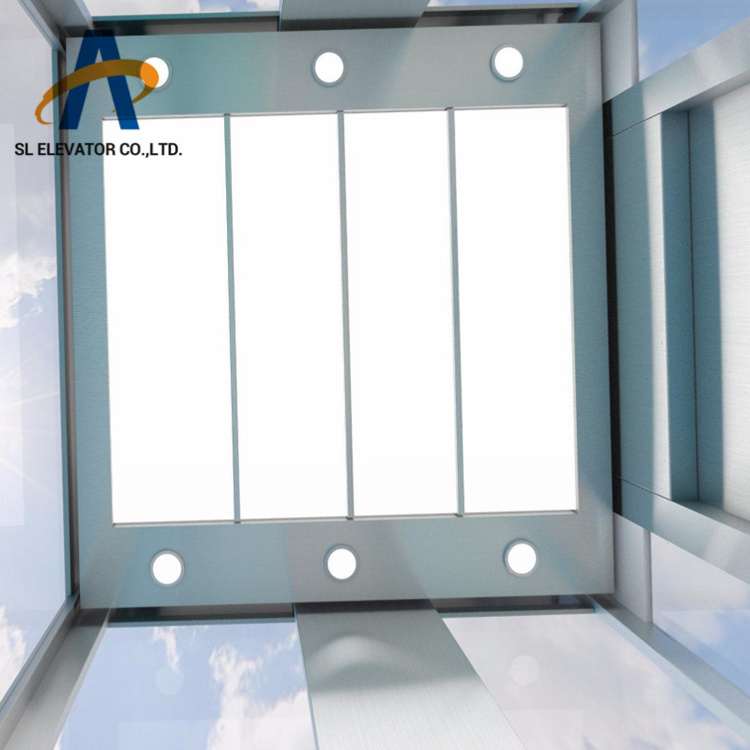 High quality glass outdoor  price Panoramic elevator