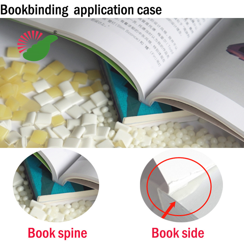 Bookbinding glue Ethylene vinyl acetate copolymer adhesives and glues for spine and side book