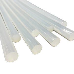 Best selling and good stickiness transparent hot melt glue sticks 11mm hot melt adhesive stick for glue gun