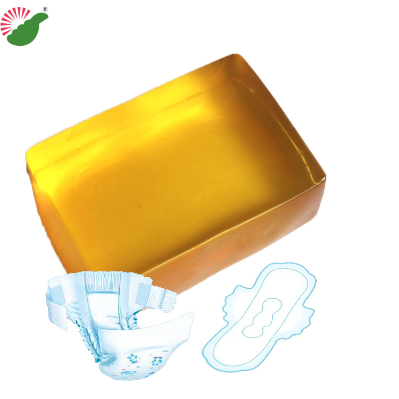 Hydrogenated rosin resin raw material hot melt glue for diaper construction glue