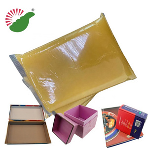 Factory Quick Drying Environmental Pasting Jelly Glue for rigid box Packaging