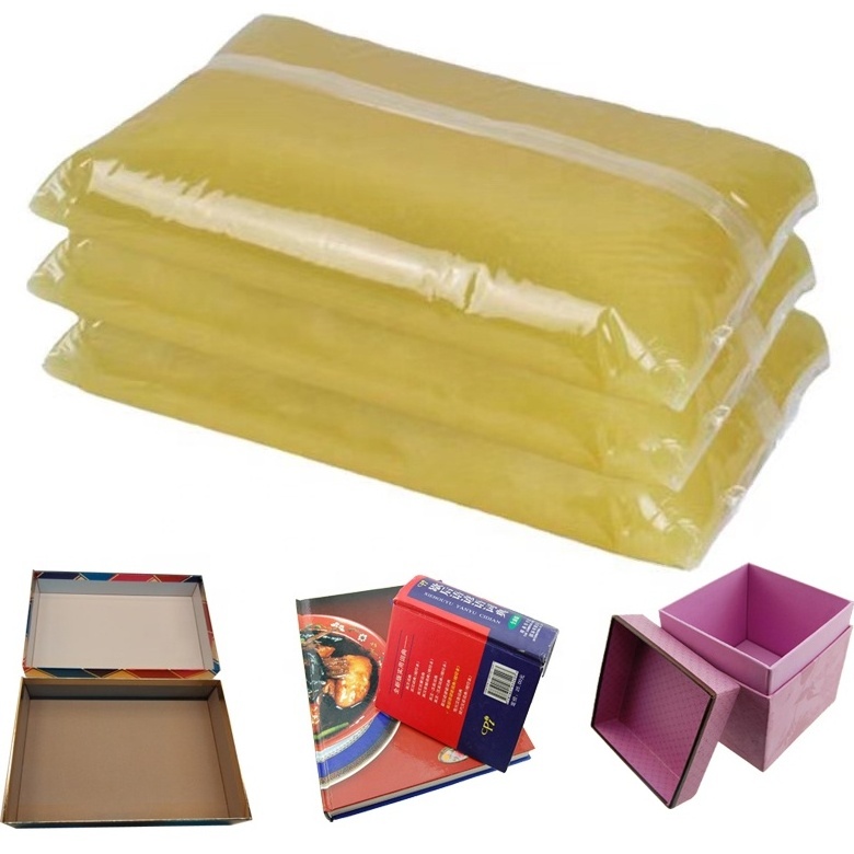 Factory Quick Drying Environmental Pasting Jelly Glue for rigid box Packaging