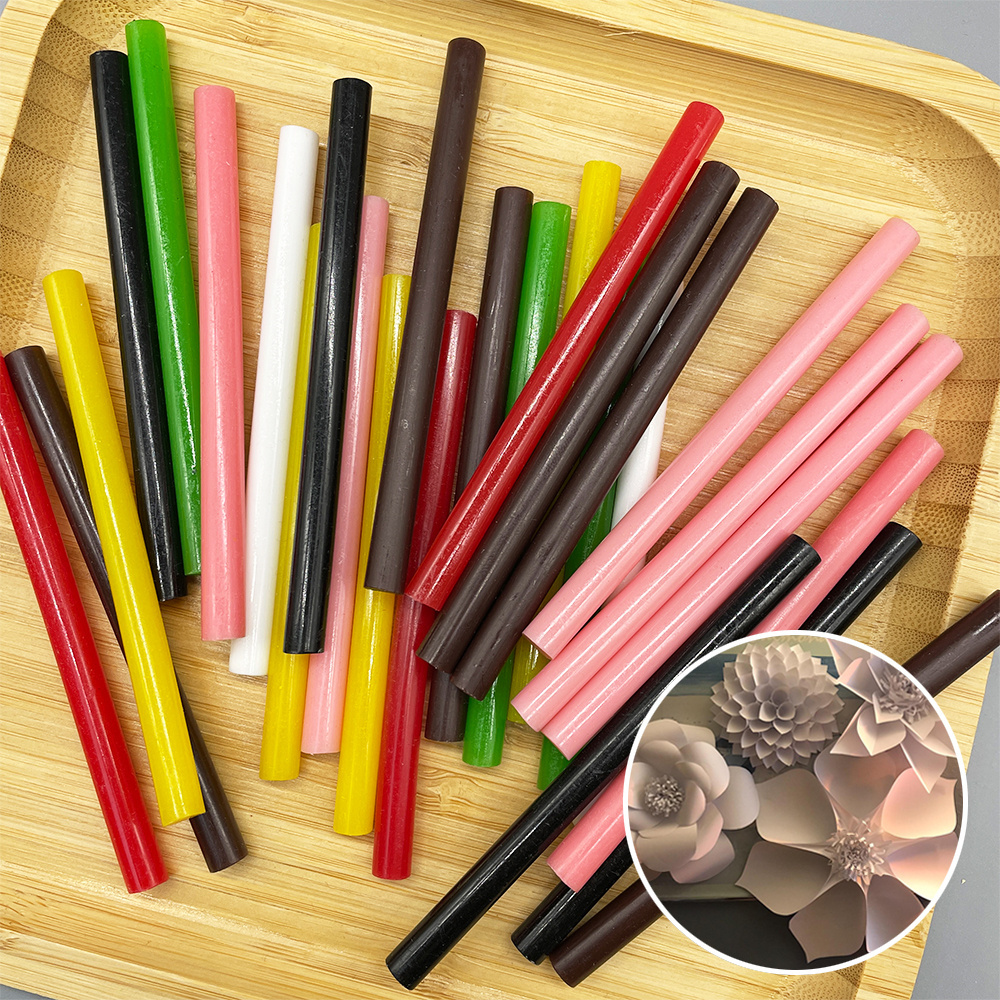 Multi-application color hot melt glue stick Environmentally friendly school glue sticks for diy