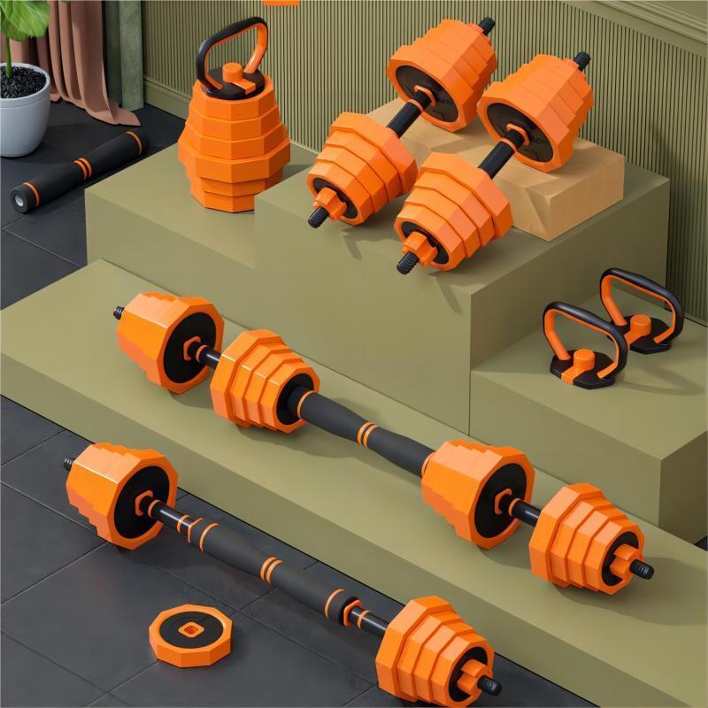 2024 New Design Custom Logo 4 In 1 Adjustable Kettlebell Barbell Dumbbell Push-Ups Fitness Equipment For Home Gym School