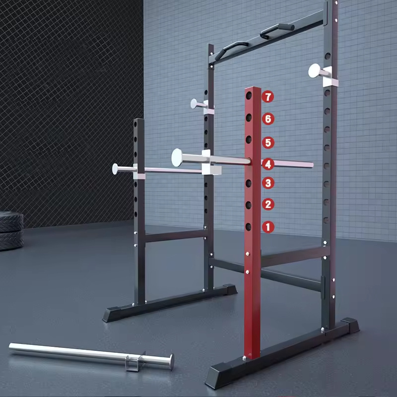 Commercial Power Squat Half Rack Multifunctional Home Gym Combo Squat Rack