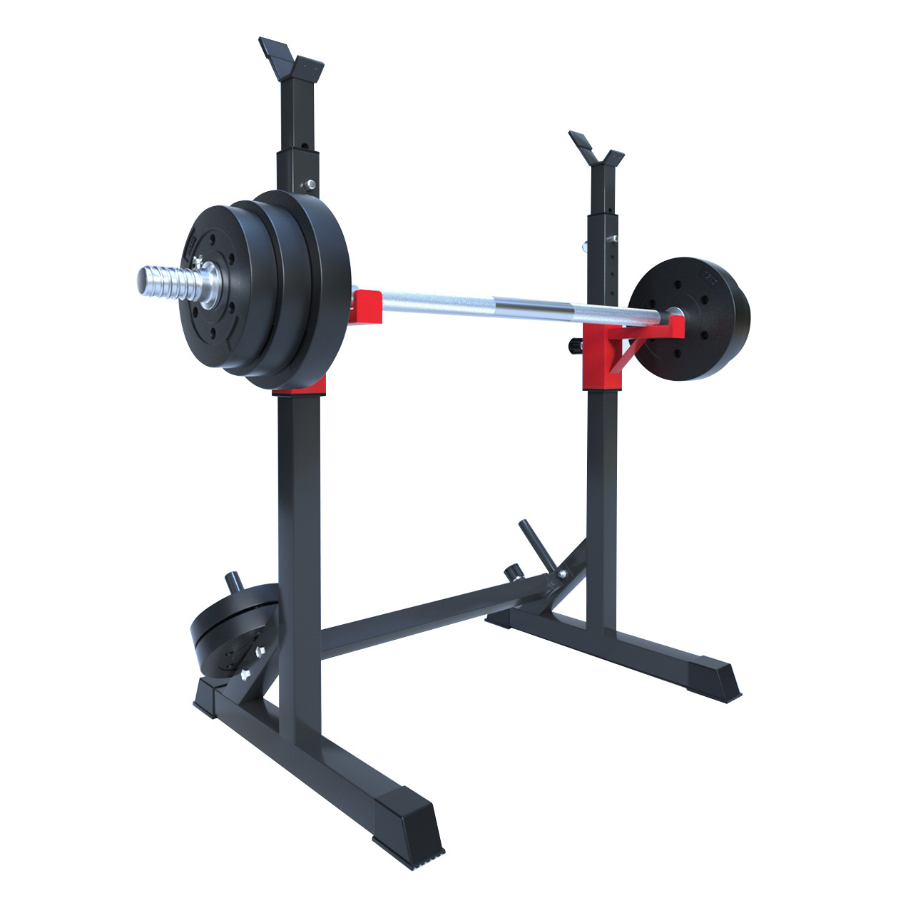 Wholesale Cheap High Quality Folding Weightlifting Rack Barbell Squat Rack for Strength Training