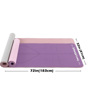 Custom Artist Pattern 6mm 8mm Eco Friendly TPE No-slip Fitness Exercise Pilates Yoga Mat for Woman Men