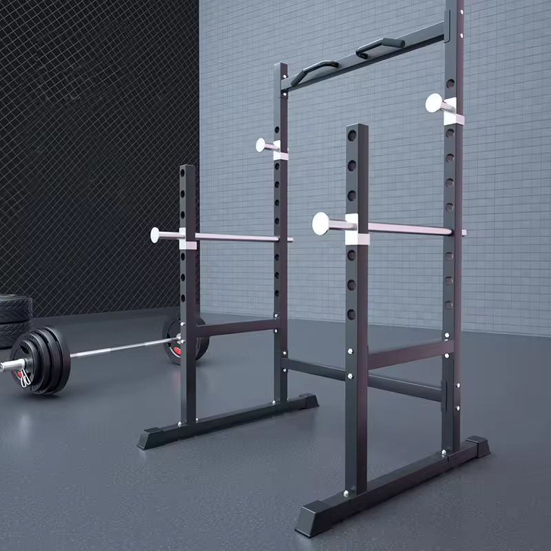 Commercial Power Squat Half Rack Multifunctional Home Gym Combo Squat Rack