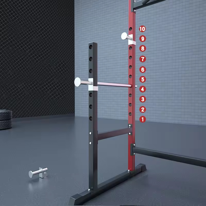 Commercial Power Squat Half Rack Multifunctional Home Gym Combo Squat Rack