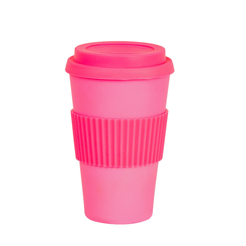 New Arrival 450ml 16oz Customized Cup Plastic Coffee Tumbler Wall Dome Lid Plastic Tumbler With Straw Plastic Cup