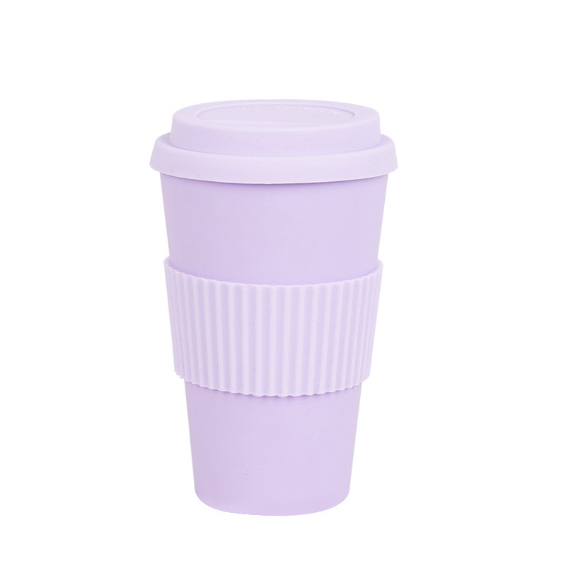 New Arrival 450ml 16oz Customized Cup Plastic Coffee Tumbler Wall Dome Lid Plastic Tumbler With Straw Plastic Cup