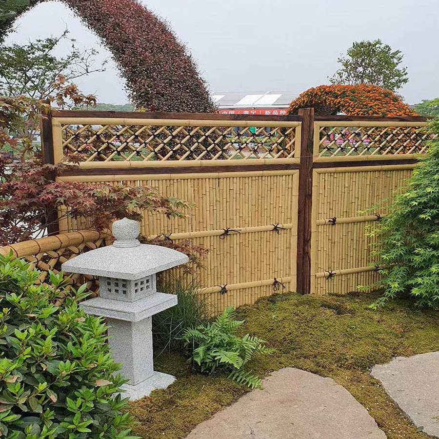 adjustable bamboo wood fence tall 8ft height rolls 8-10 mm reed bamboo fence