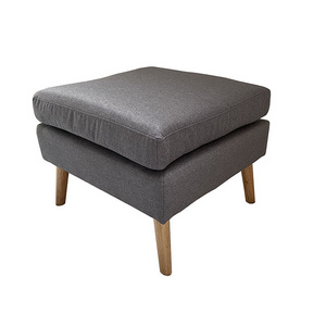 Wholesale High Quality Fabric Modern Adjustable Hstex Folding Round Velvet Storage Stool With Metal Legs And Coffee Table