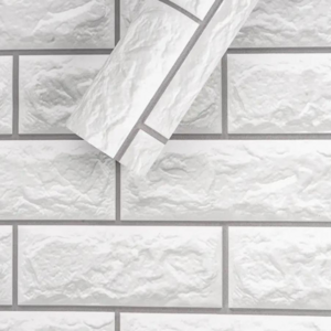 3D Brick White Gray Removable Wallpaper Peel and Stick Self Adhesive Brick for Bedroom Backsplash Laundry Room Accent Walls