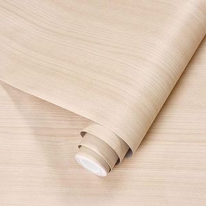 Wood Grain Contact Paper Peel and Stick Wallpaper Removable PVC Self Adhesive Wood Stickers Wall for Cabinets Decor